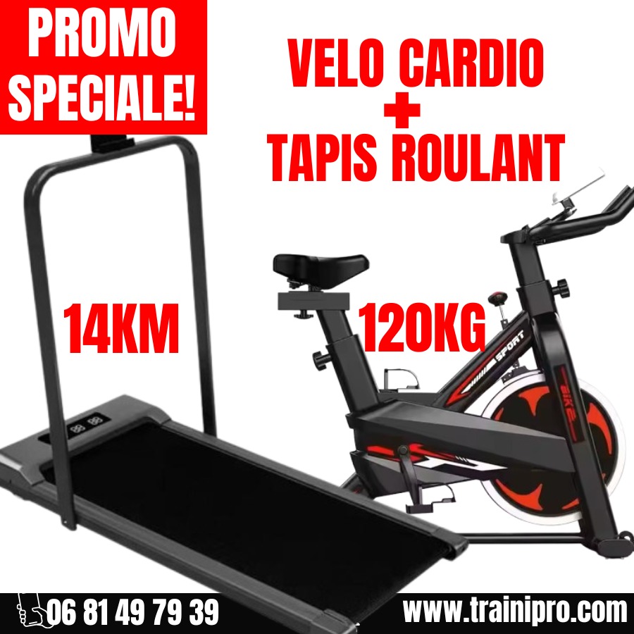 Velo cardio + Tapis roulant (PROMOTION)